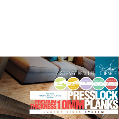 Presslock planks Floor Fashion World in the North Bay ON area